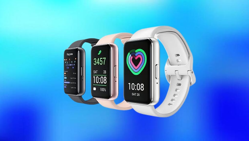 Fitness tracker paired with a smartphone health app