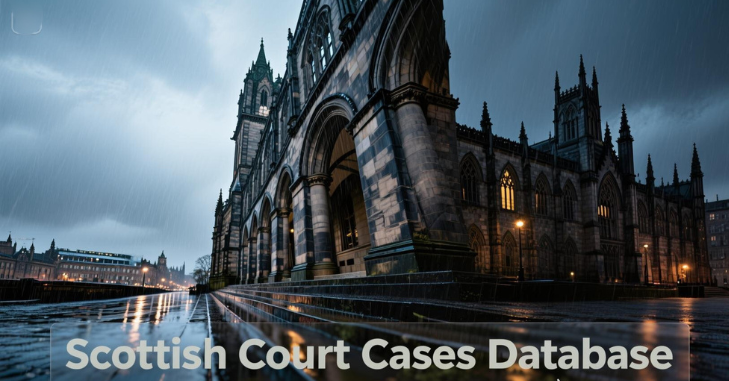 Court building exterior in a Scottish city