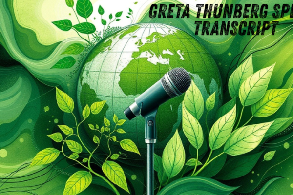 Greta Thunberg Speech Transcript: All About Climate Crisis Overview, Impact on Future Generations, Call to Action, Accountability, Personal Reflections, And Much More