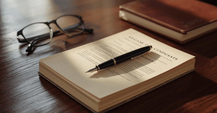 House keys resting on a property document