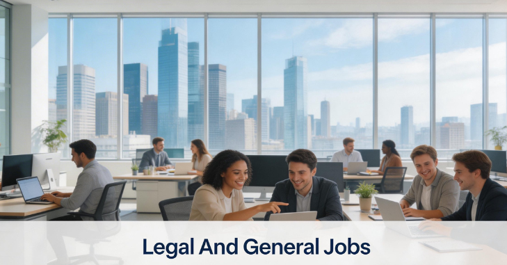 Office workers collaborating at a financial services company