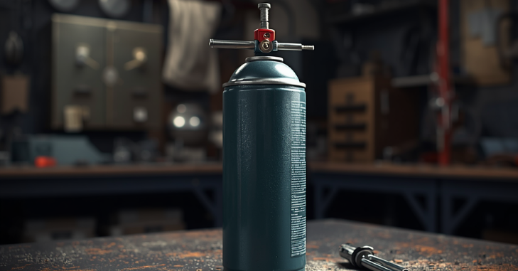 Nozzle straw attached to a compressed air can